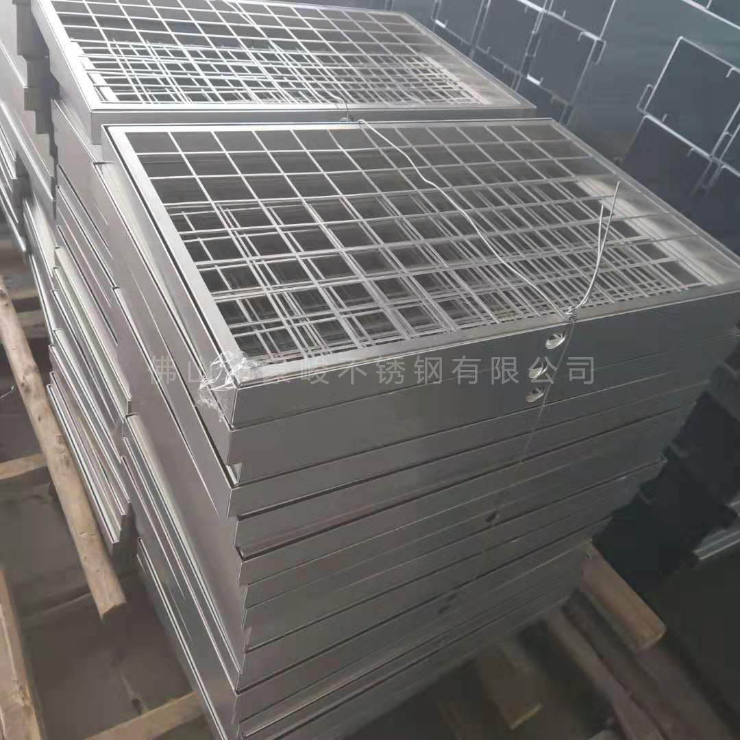 佛山豪峻專業定做小區專用不銹鋼井蓋廠家