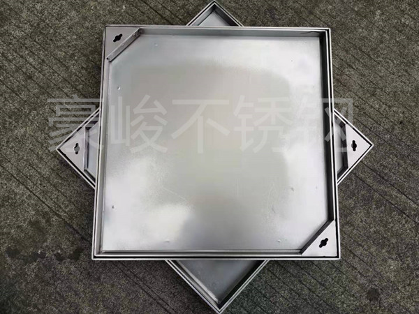 豪峻不銹鋼方形井蓋的專業做法！太專業了！